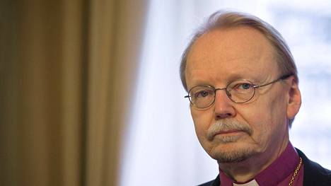 Suomen suurimman uskontokunnan johtaja, evankelisluterilaisen kirkon arkkipiispa Kari Mäkinen.
