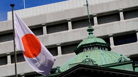 Japanin keskuspankin pääkonttori Tokiossa.