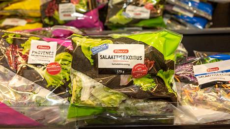 Pirkka-salaattisekoitusten pakkausmerkinnät muuttuvat helmikuun aikana.
