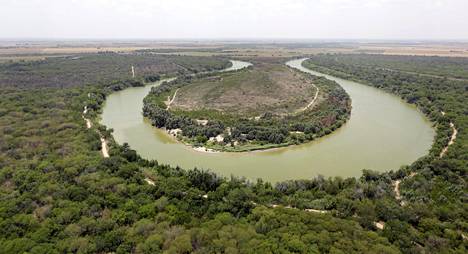 Maiden raja kulkee Rio Grandea mukaillen noin 1400 kilometrin matkalla.