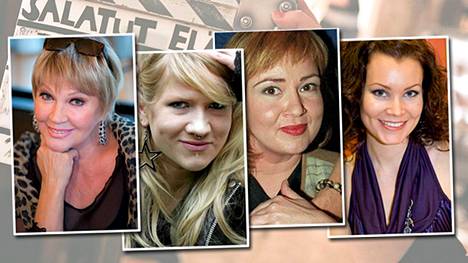 Hannele Lauri, Mariko Pajalahti, Susanna Indren ja Saija Palin ovat näytelleet Salatuissa elämissä.
