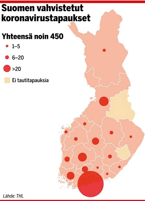 Tämä on Suomen koronatilanne nyt – katso varmistetut tiedot alueittain ja  ikäryhmittäin - Kotimaa - Ilta-Sanomat
