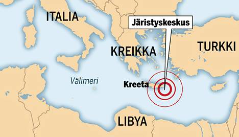 Voimakas maanjäristys Kreetalla - Ulkomaat - Ilta-Sanomat