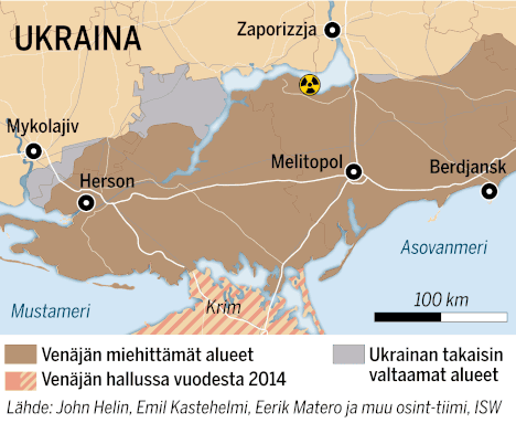 Huhut kertovat Ukrainan vastahyökkäyksestä Zaporizzjassa - Kotimaa -  Ilta-Sanomat