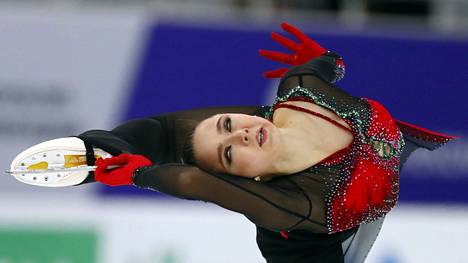Kamila Valijeva luisteli olympialaisissa.