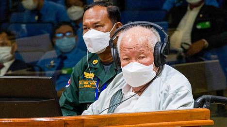 Tuomioistuin käsitteli torstaina 91-vuotiaan Khieu Samphanin valitusta hänen vuonna 2018 saamastaan tuomiosta.