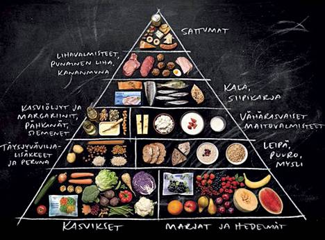 Ravitsemussuositukset 2014: Uudessa ruokakolmiossa hilpeä yksityiskohta -  mitä ovat 