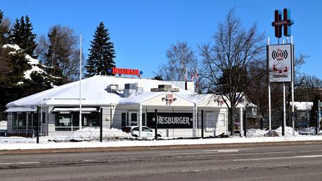 Hesburger-ravintola kuvattuna Raisiossa. Kuvituskuva.