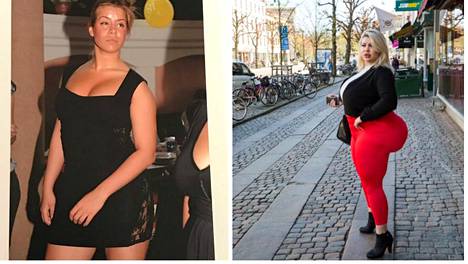 24-vuotias Natasha on neljässä vuodessa käynyt hätkähdyttävän muutoksen nuoresta ruotsalaisnaisesta äärimmäisen muodokkaaksi sometähdeksi.