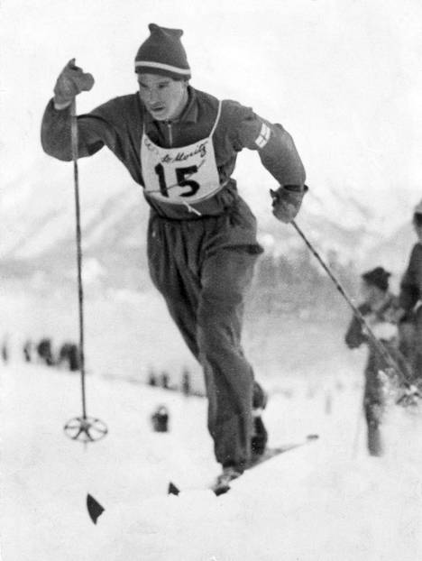 Hasu voitti St. Moritzissa 1948 kultaa.
