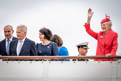 Presidentti Sauli Niinistö ja rouva Jenni Haukio osallistuivat Tanskan kuningattaren 50-vuotisjuhlallisuuksiin. 