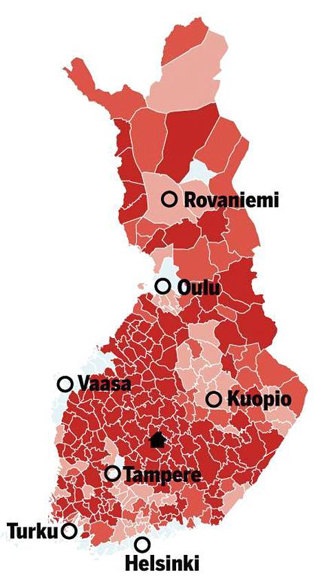 Karttakuvat kertovat: Täältä uudet mepit keräsivät äänisaaliinsa - Kotimaa  - Ilta-Sanomat