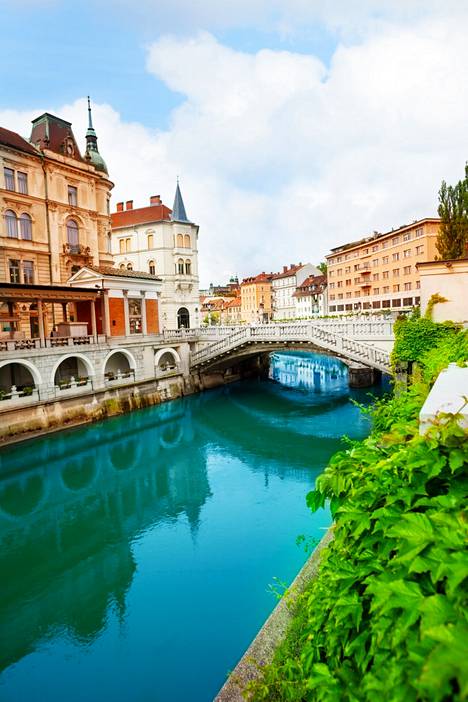 Kaupungin halki virtaa Ljubljanica-joki, joka on nähtävyys sinänsä.
