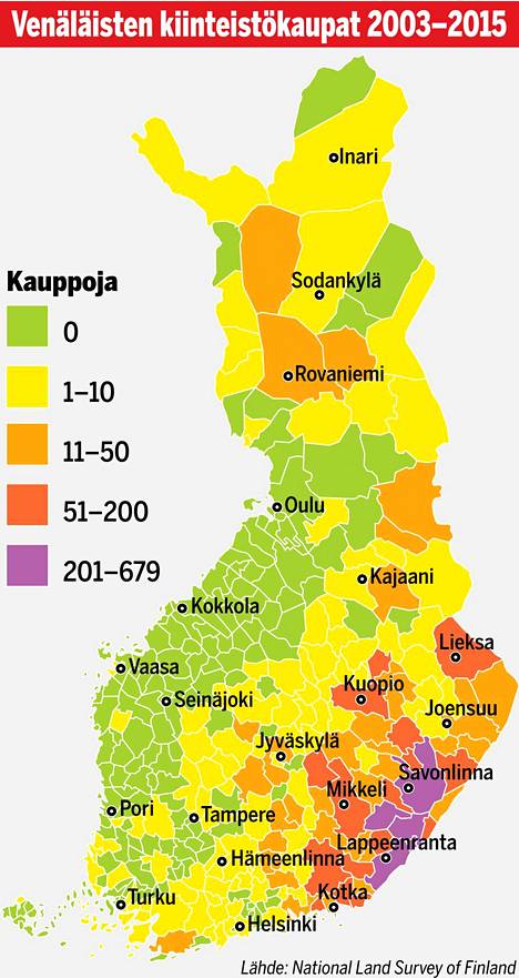 7 syytä: Tämän takia venäläiset haluavat mökkejä Suomesta – katso kartta  suosituimmista paikoista - Kotimaa - Ilta-Sanomat