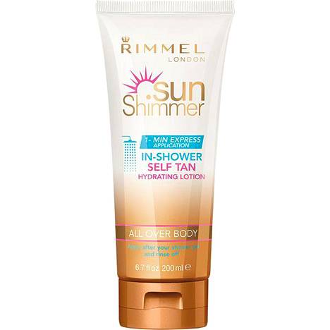 Rimmel Sunshimmer In Shower Self Tan 11,99 € / 200 ml, Feelunique.com.