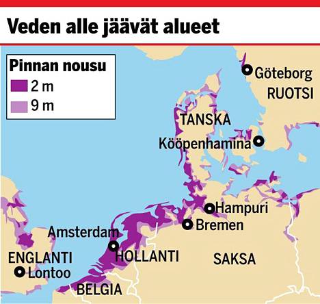 Merenpinta nousee odotettua nopeammin, ja se uhkaa satoja miljoonia ihmisiä  - Ulkomaat - Ilta-Sanomat