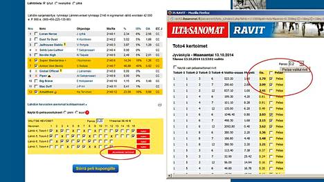 Näin hyödynnät IS Ravien työkaluja totopeleissä - Ravit - Ilta-Sanomat