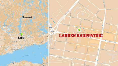 Tappelu tapahtui Lahden keskustassa Kauppatorilla.