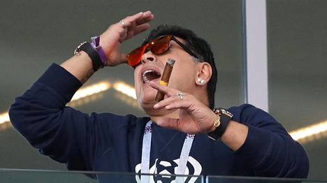 Diego Maradona kohautti käytöksellään.