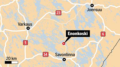 Hätäkeskus sai ilmoituksen kuolemantapauksesta Enonkoskella keskiviikkona 26. heinäkuuta. Etelä-Savossa sijaitsevalla pikkupaikkakunnalla asuu noin 1 300 ihmistä. 