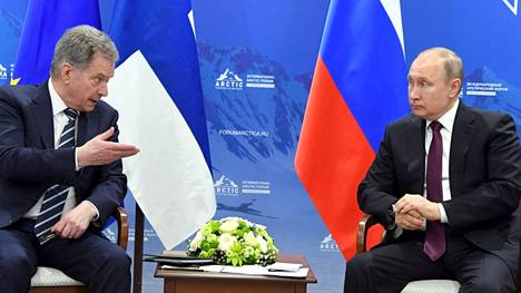Presidentti Sauli Niinistö on tavannut Venäjän presidentti Vladimir Putinin 12 kertaa.