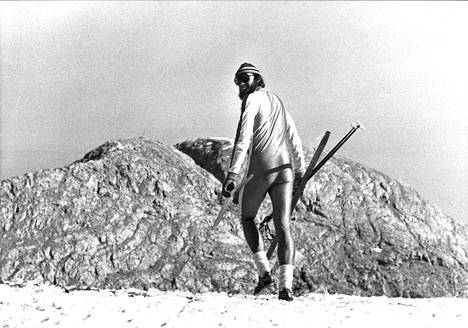 Juha Mieto jyhkeänä Ramsaussa vuonna 1979.