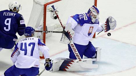 Patrik Rybar torjui Slokavian maalilla kolmessa ottelussa tämän vuoden jääkiekon MM-Kisoissa.