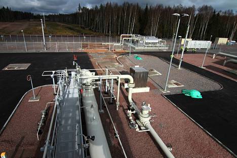 Kuva Nord Stream -putkesta Portovajasta vuodelta 2012.