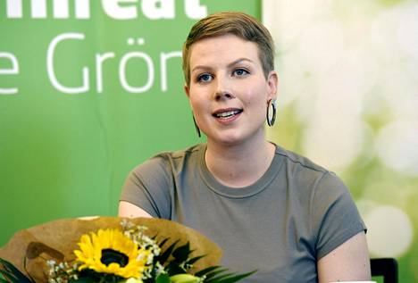 Vihreiden eduskuntaryhmän puheenjohtaja Jenni Pitko.