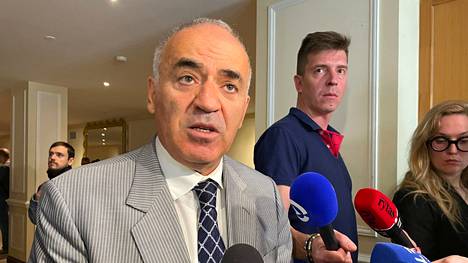 Garri Kasparov kuvattuna syyskuun alussa Liettuassa.
