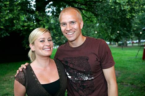 Kirsi Alm-Siira ja ex-puoliso Kalle Siira kuvattuna vuonna 2007.