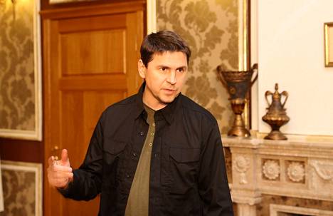 Ukrainan neuvottelija ja presidentin neuvonantaja Mykhailo Podolyak.