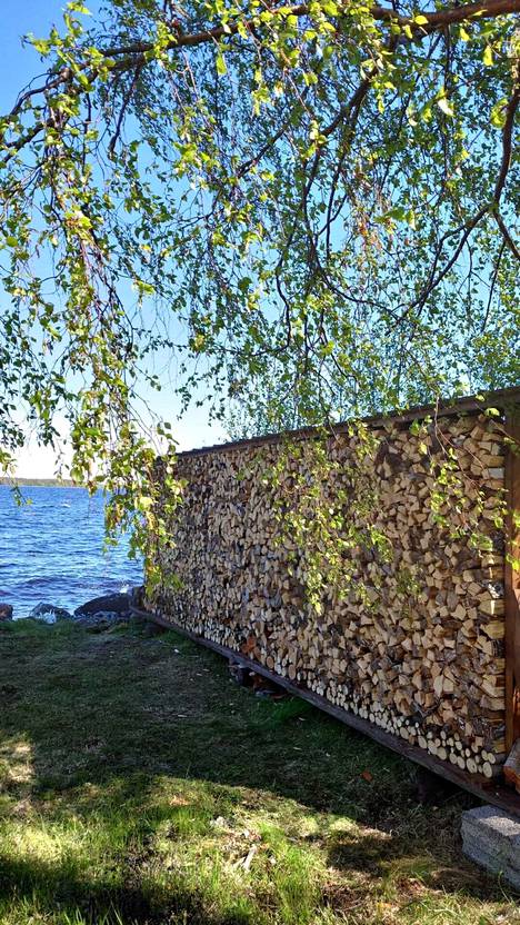 Kesäinen tervehdys syksyn keskelle Oulujärven rannalta.