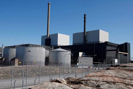 Oskarshamnin ydinvoimala Ruotsissa.