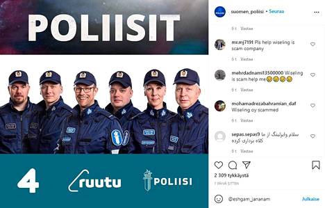 Huijauksen kansainväliset uhrit pyrkivät tavoittamaan Helsingin poliisia. Poliisi tutkii tapausta.
