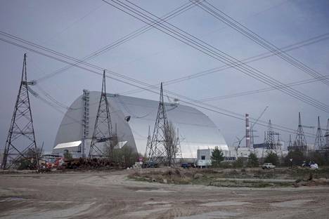 Venäjä on vallannut Ukrainassa Zaporizzjan voimalan sekä Tshernobylin voimalan. Kuvassa Tshernobylin voimala, ei Zaporizzjan voimala, kuten kuvatekstissä aiemmin kerrottiin.