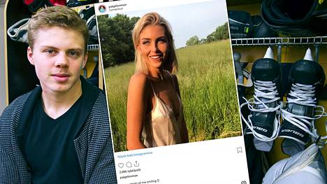 Kasperi Kapanen toi Paige-rakkaansa Suomeen