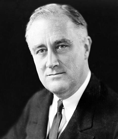 Demokraattipresidenteistä suurin: Franklin D. Roosevelt.