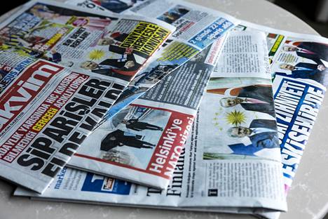 Turkissa lehtien hinnat eivät päätä huimaa. 