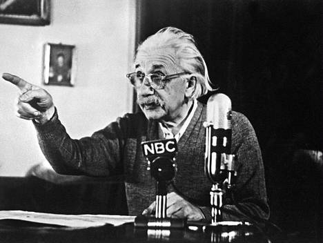 Arbert Einstein eli vuosina 1879–1955. Kuva vuodelta 1950.