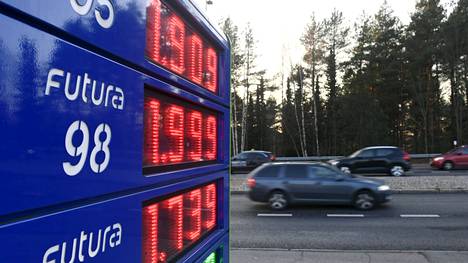 Polttoaineen hinta korkealla Nesteellä Helsingin Malmilla marraskuun alussa.