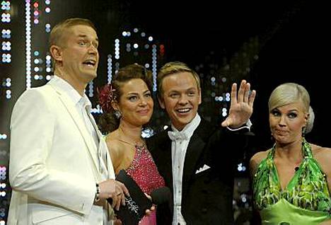 Miia Nuutila ja Vesa Anttila joutuivat sunnuntaina sanomaan hyvästit Tanssii tähtien kanssa -kilpailulle.