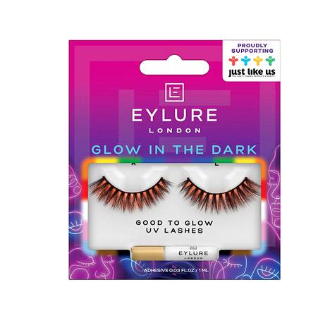 Kajal gets a day off when you apply it on your lashes.  EyeLure Good to Glow Pride UV False Eyelashes, €11.90.