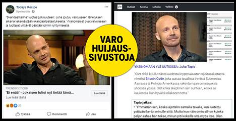 Huijaus Facebookissa käyttää Sipe Santapukkia keulakuvanaan – sivusto  yrittää huijata rahoja myös Juha Tapion nimissä - Digitoday - Ilta-Sanomat