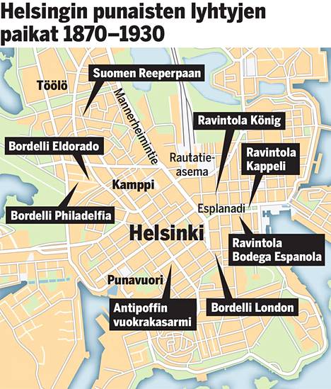 Näissä paikoissa myytiin seksiä 1800-luvun Helsingissä – prostituoidun  tunnisti yhdestä vaatekappaleesta - Kotimaa - Ilta-Sanomat