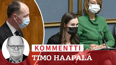 Elvytyspaketista käydyssä keskustelussa perussuomalaisten Jussi Halla-aho ei uskonut pääministeri Sanna Marinin (sd) hallituksen puheisiin paketin kertaluontoisuudesta.
