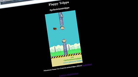 Flappy Tolppaa pelataan hiiren näppäintä tai välilyöntiä naksuttelemalla. Ohjauspainikkeita on tasan yksi.