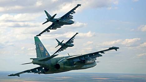 Suhoi Su-25 kuuluu Ukrainan ilmavoimien lentokalustoon. Tiedossa ei ole, kuinka monta konetta Ukraina on menettänyt sodan aikana.
