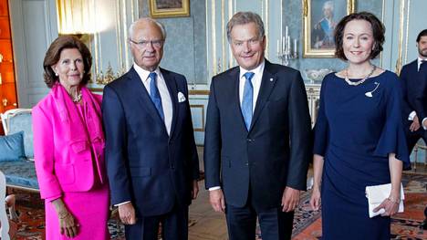 Presidenttiparin Tukholman-vierailulla painottuvat turvallisuuspoliittiset kysymykset. Kuva on vuodelta 2017.