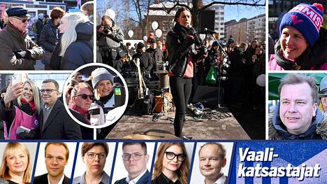 IS:n vaalikatsastajat ovat Hanna Vesala, Mika Lehto, Suvi Hautanen, Erno Laisi, Iida Hallikainen ja Olli Waris.